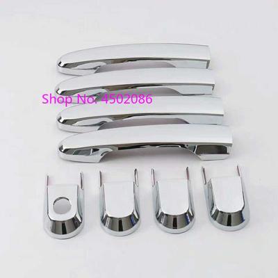 Accessories Fit For 2005 2006 2007 2008 2009 Hyundai Tucson Chrome Door Handle Catch Cover Trim Molding