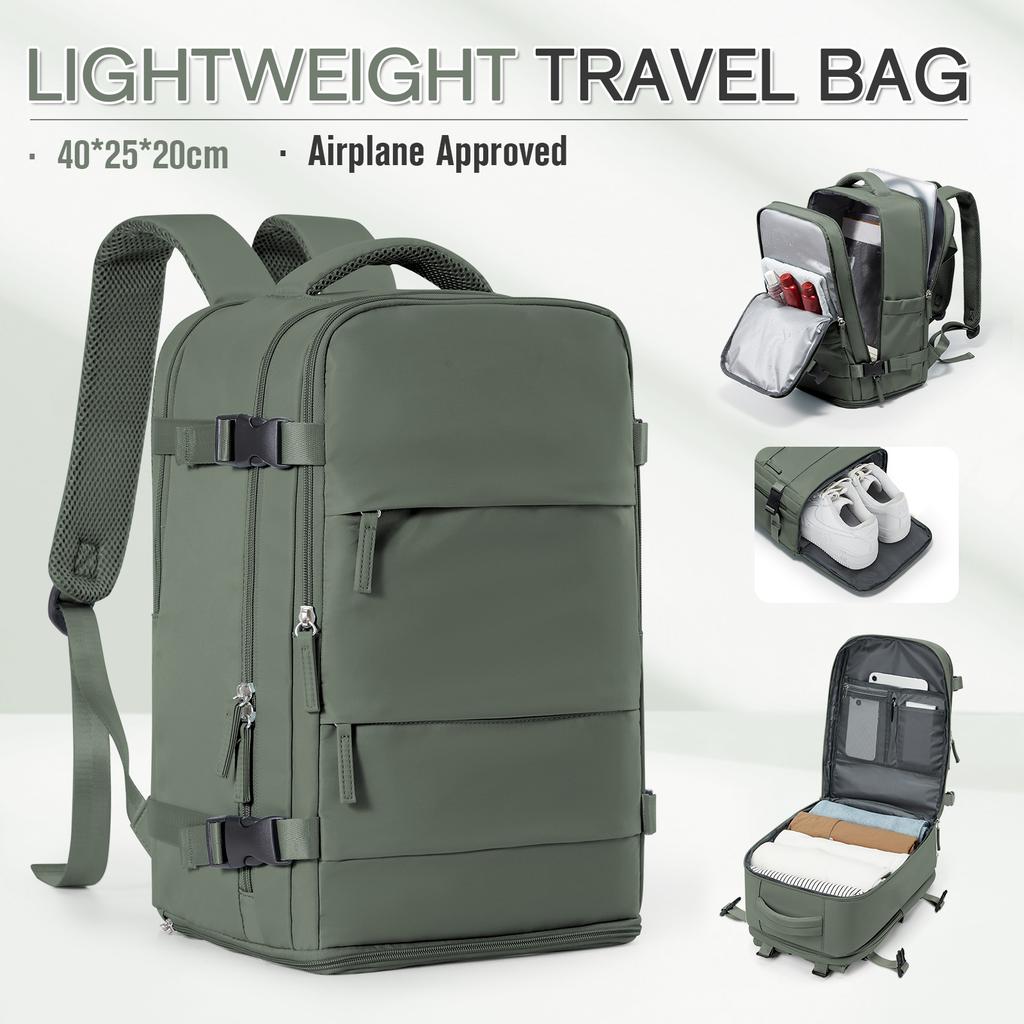 Men Backpack Airplane 40x20x25, Men Women Hand Luggage Backpack Business Laptop Travel Backpack Ryanair Backpack Cabin 40x20x25