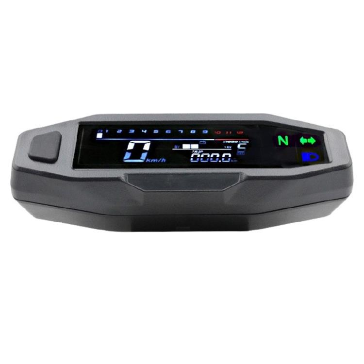 Speedometer Digital Odometer Motorcycle Meter LCD Display Motorbike Dashboard Gauge For Most Model