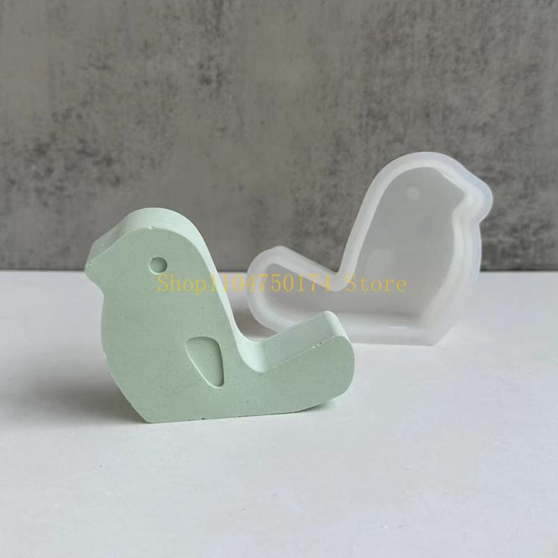 Bird Owl Silicone Mold Homemade Ice Tray Gypsum Soap Mould top sale CN