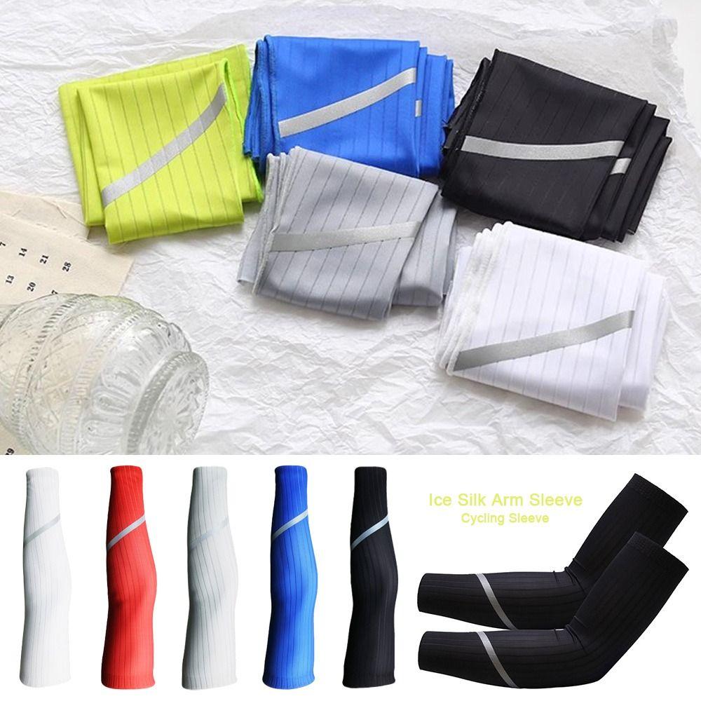 

Защита от солнца Рукав из ледяного шелка Рукав из ледяного шелка для верховой езды Портативный велосипедный рукав