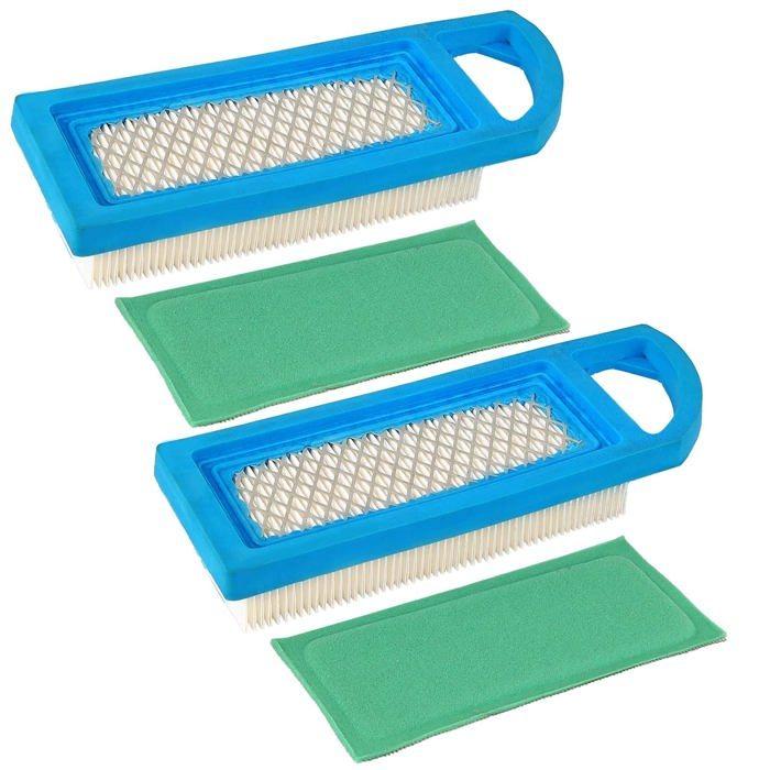 Lot de 2 filtres à air + pré-filtre pour Briggs & Stratton 795115 - Compatible John Deere M149171