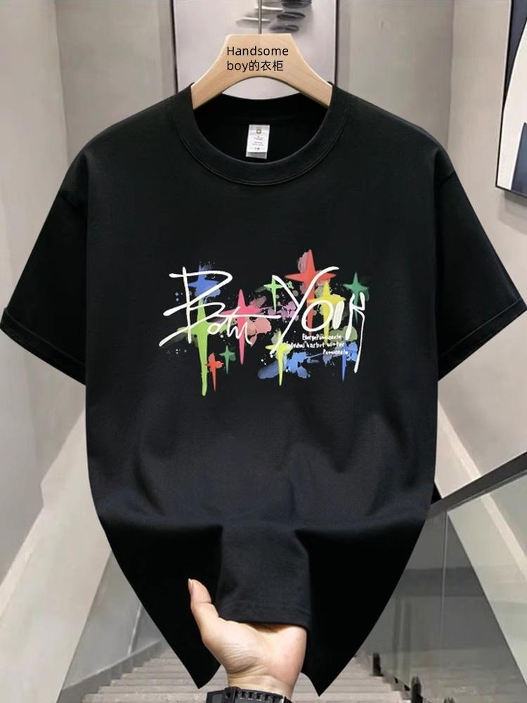 2025 Summer New Fantastic Mens 100 Pure Cotton and Pure Colour of ColthesTShirt for Men Quick Drying Comfortable TShirt