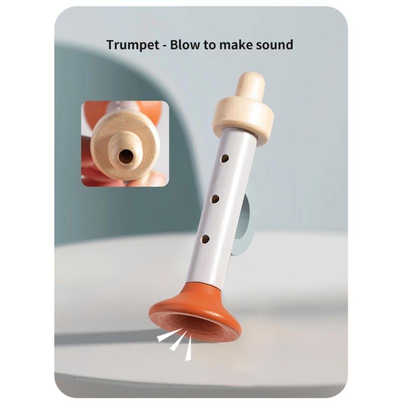 Music Set Wood Toy for Toddler Interaction Percussion Musical Instrument Sensory Education Rattle Toy for Preschooler