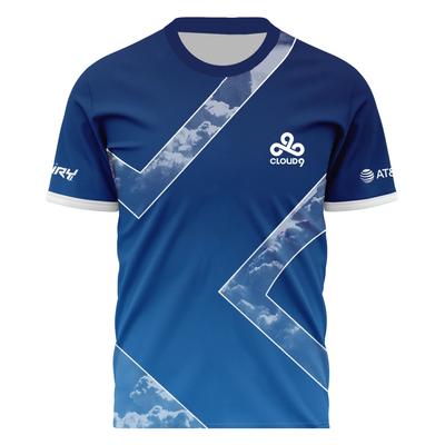 T-shirt herr, kortärmad skjorta, 3D-utskrift för esportslag, bekväm och avslappnad, anpassad uniform namngiven av fansen