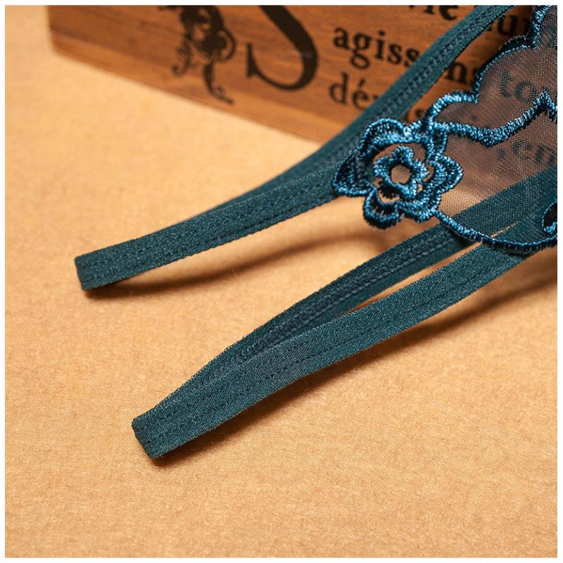 Women's T-Shape Sexy Lace Erotic Panties Ladies Midnight Panties