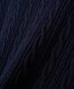 BLOND9 Cable Punching Short Sleeve Round Knit_Navy