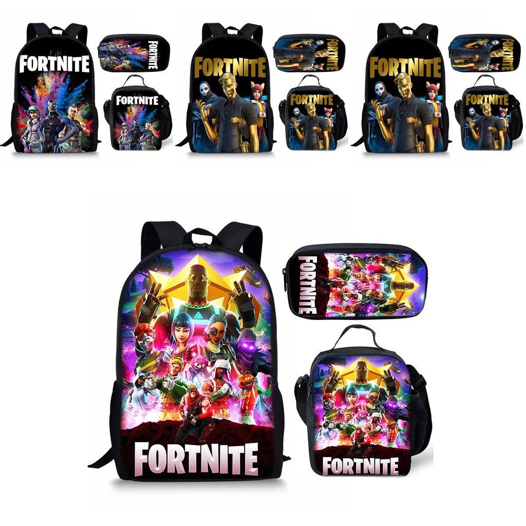 Lovely Customized Backpack Set With Stylish Pencil Case And Lunch Bag
