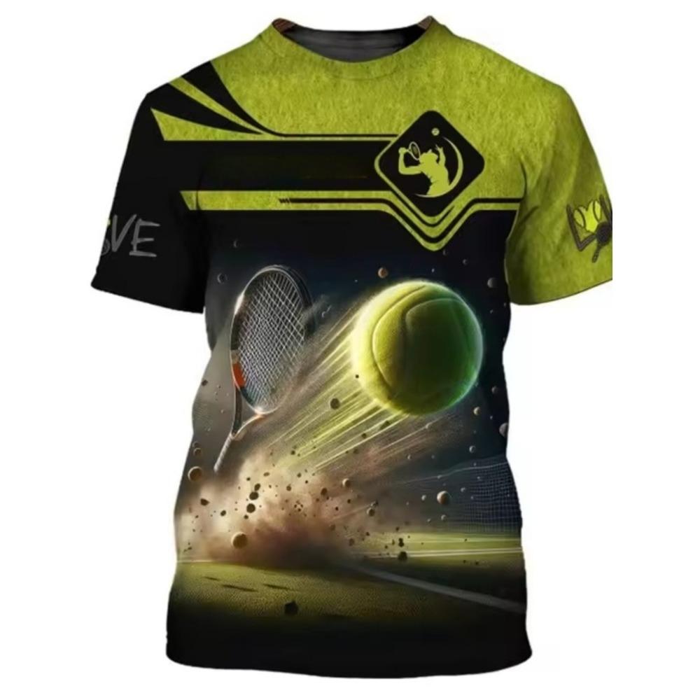 Fashion 3D Ball Pattern T Shirt for Men Hip Hop Trend Harajuku Streetwear Casual O-neck Short Sleeve Summer Loose Tops