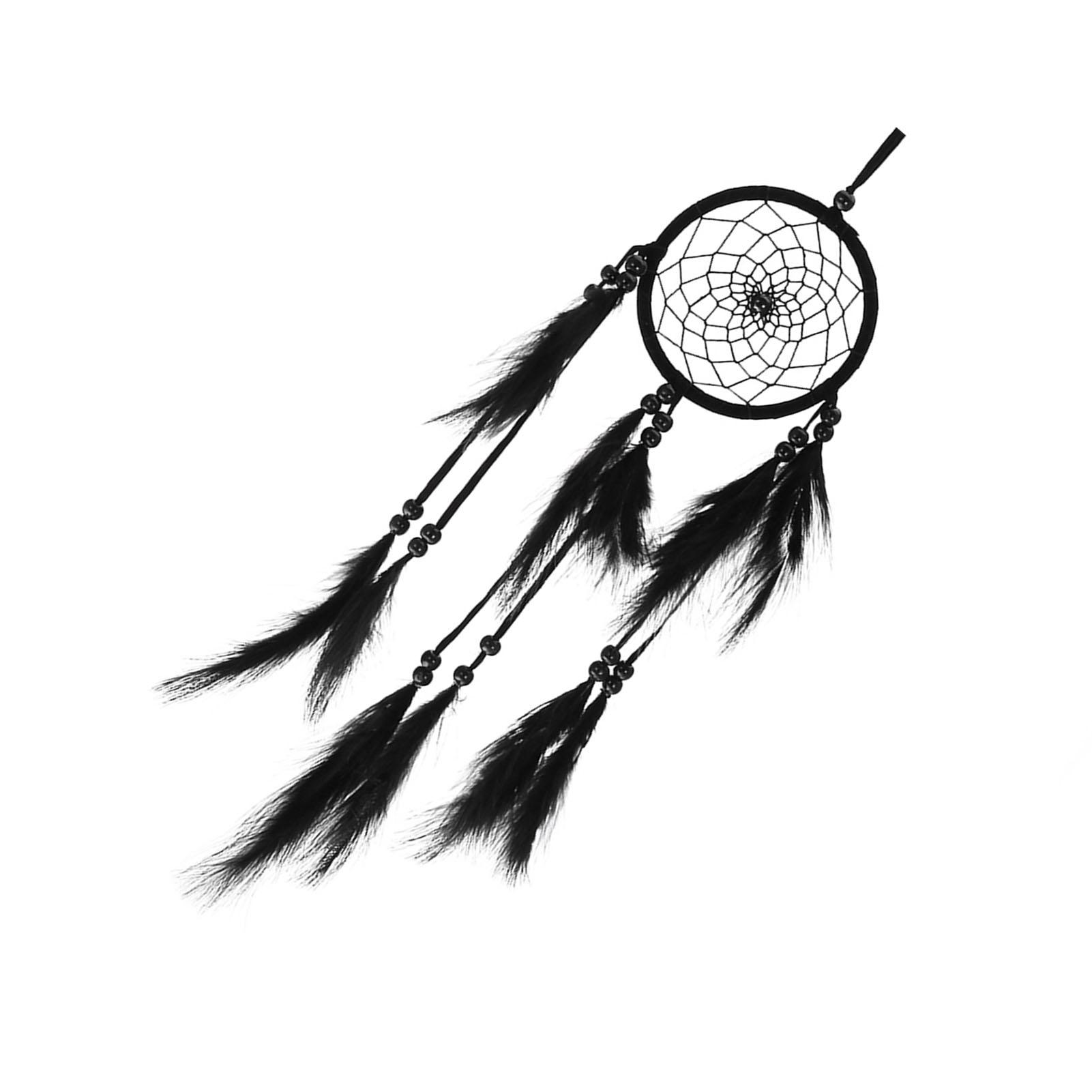 

1 шт. Большой Ловец снов ручной работы, Подвеска, Гостиная, Подарок, Домашнее украшение, Черный чёрный