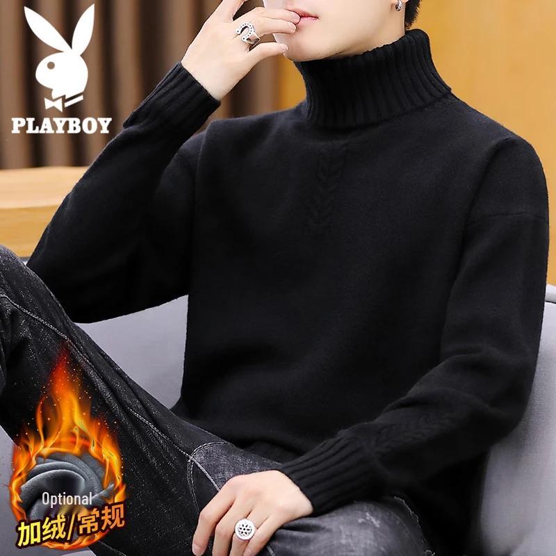 

PLAYBOY Men s Slim Fit Turtleneck Sweater XL