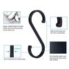 12Pcs Home Aluminum Buckle Matte Surface Metal Hanger S-Hook Home Storage Curtain Hook