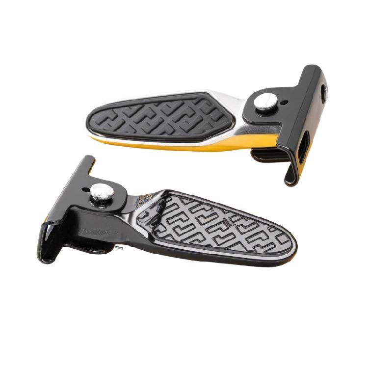 

1 пара Премиальных Складных Металлических Педалей для Электровелосипедов Обеспечивающих Противоскользящие Характеристики Отличную Адаптивность и Надежность