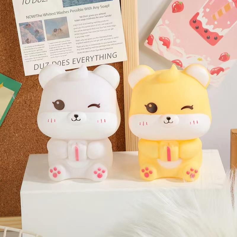 Weihnachten Nachtlicht LED Dekoration Bär Mädchen Kinder Kinder Spielzeug Geschenk Lampe für Schlafzimmer Nacht Lichter