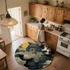 Sky Wolf,Round Area Rug,Carpet Rug for Living Room Bedroom Sofa Playroom Decor,Non-slip Floor Mat