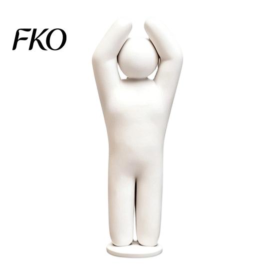 Standing Man Ornament 1/8Pcs 3D Printed Game Character Figure, Sitting Lying Figurine, Customizable Toy Abstract White Statue, Collectible Gift