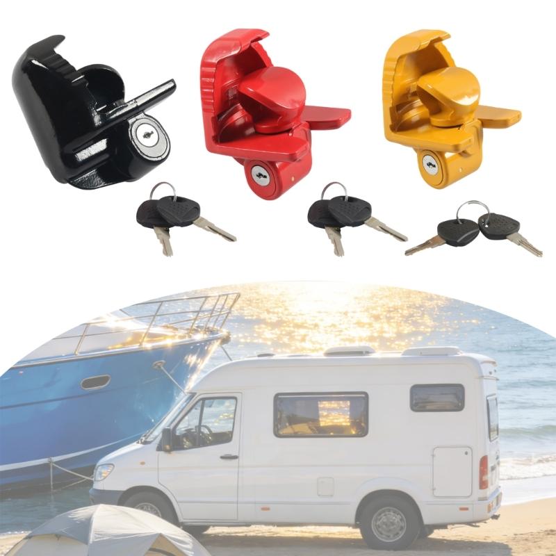 Universal Adjustable Trailer Coupler Lock For 1 7/8 Inch 2 And 2 5/16 Inch Receivers Featuring Enhanced Security Design