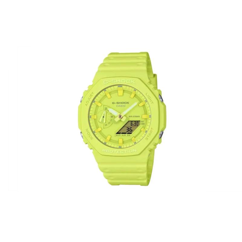 Casio Customized Watch Modified Series Matte Silver Gold Awn Fashion Trend Watch Waterproof 200 Meters GA-2100-9A9PR(Watch3-GaiZhuang-WuYinJinMang)