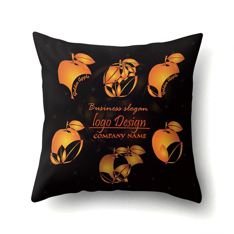 Halloween Pillowcase Car Waist Pillow Pumpkin Sofa Cushion Cover Office Home Living Room Pillowcase
