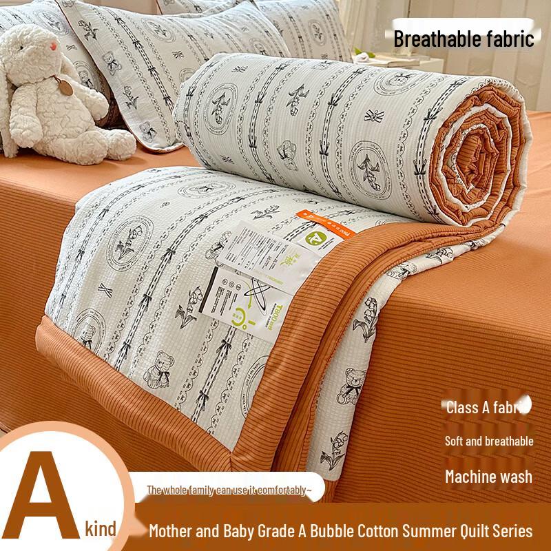 Manis Seersucker Summer Quilt Set 150x200cm