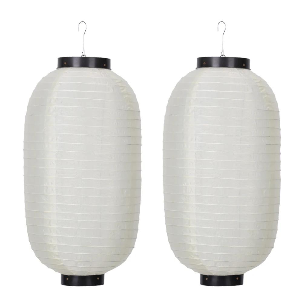 2 ks Japonská saténová látková lucerna Vodotěsná Dekorace na novoroční oslavu Dekorace sushi restaurace Rekvizity pro uspořádání scény