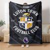 Coperta in Flanella con Stampa Luton Town FC Alta Qualità Calda Confortevole Coperta per Tutte le Stagioni Perfetta per Regali Decorazione per la Casa