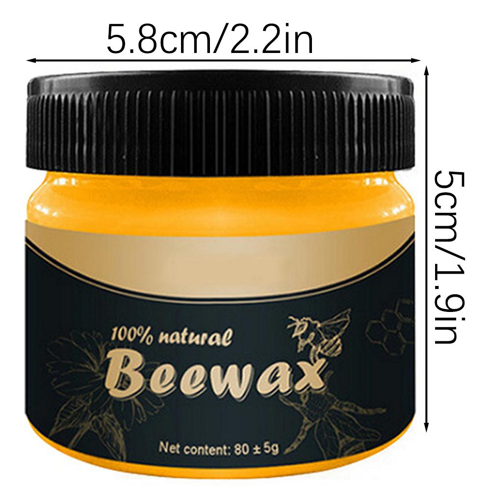 Natural Beeswax For Wood Furniture Polish Waterproof Wood Gentle Non-Harm To Wood Polishing Cream For Wood Furniture Floors