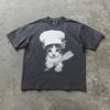 Sad Kitten Chef Shirt, Cooking Meme Tshirt