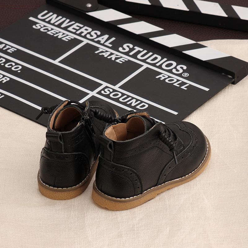 Botas Martin de primavera para niños, suela suave, a la moda, cómodas, para niños y niñas, zapatos para bebés