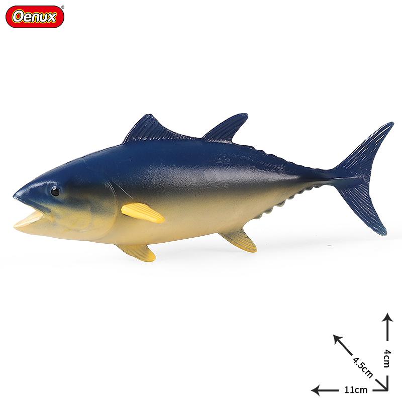Oenux Meeresleben Modell Clownfisch Lachsbarsch Meerestier Spielfiguren PVC Hohe Qualität Bildung Miniatur Strand Kinderspielzeug