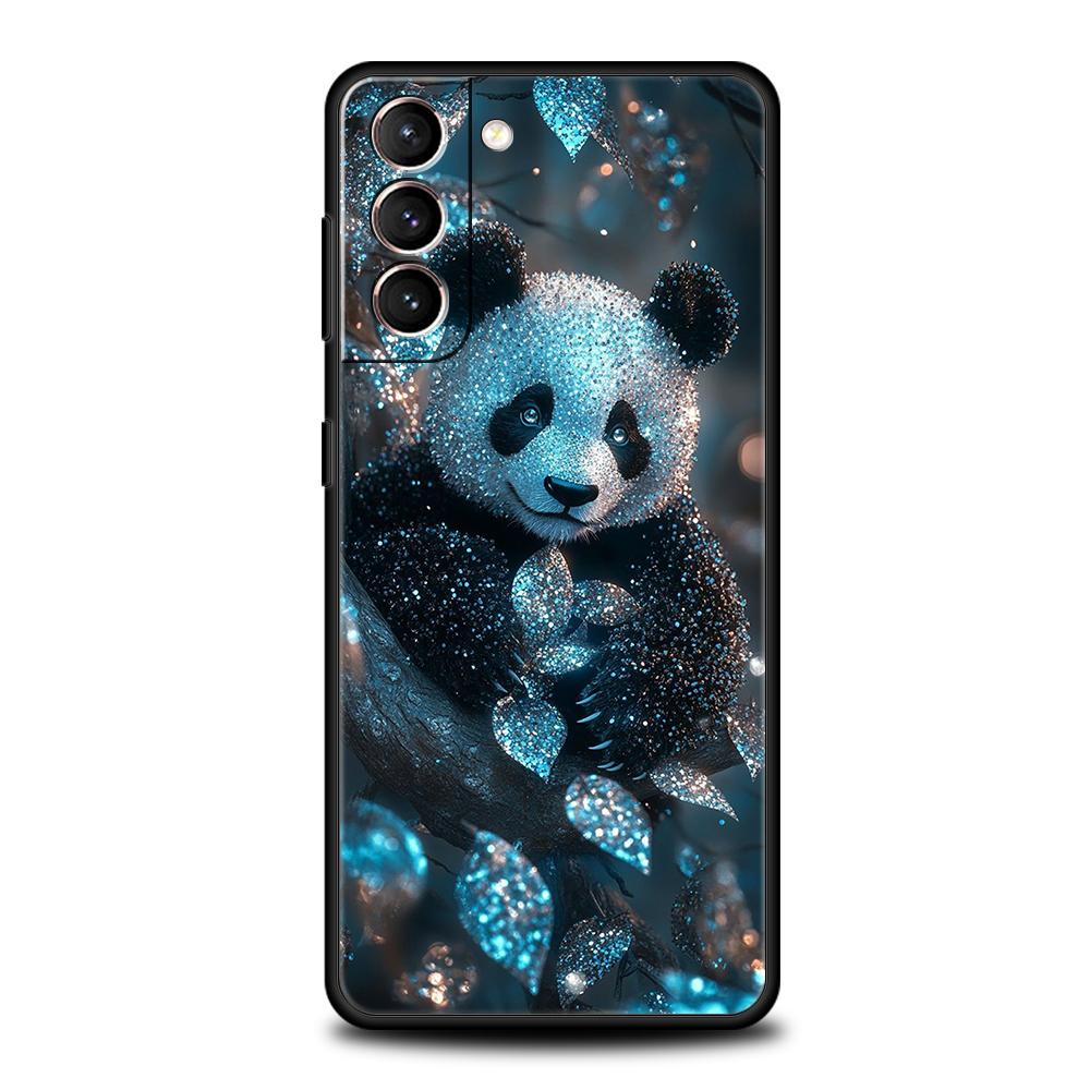 

Phone Case Cover for Samsung Galaxy S25 Edge S24 S23 S22 S20 S21 FE Ultra S10 S10E Plus 5G Soft TPU Capas Baby Panda Fundas Bags Samsung S23 FE