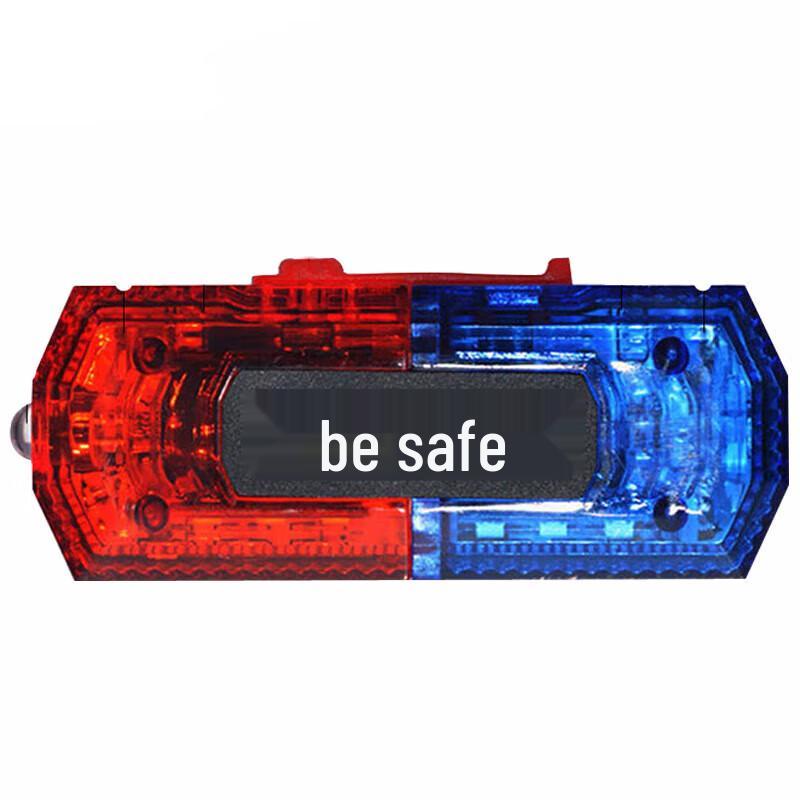 Conglinlong Rhombic Red/Blue Flashing LED Warning Light