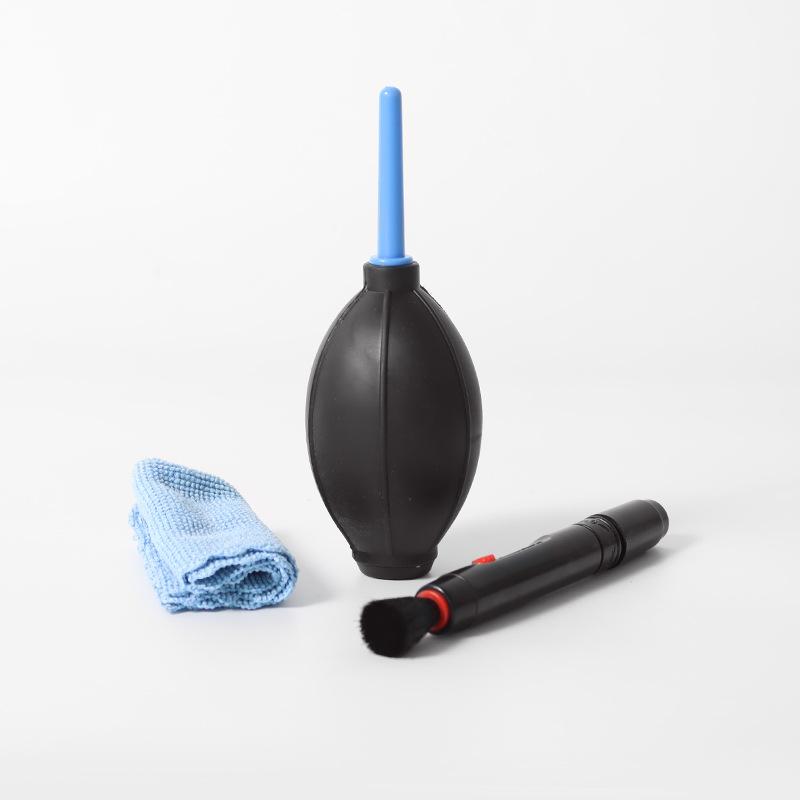 

Three-in-one Coffee Cleaning Brush Set Coffee Powder Cleaning Air Blowing Ball Grinder Double-headed Cleaning Brush Coffee Brush чёрный