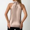 New European & American Satin V-Neck Camisole for Women - Spring/Summer Collection