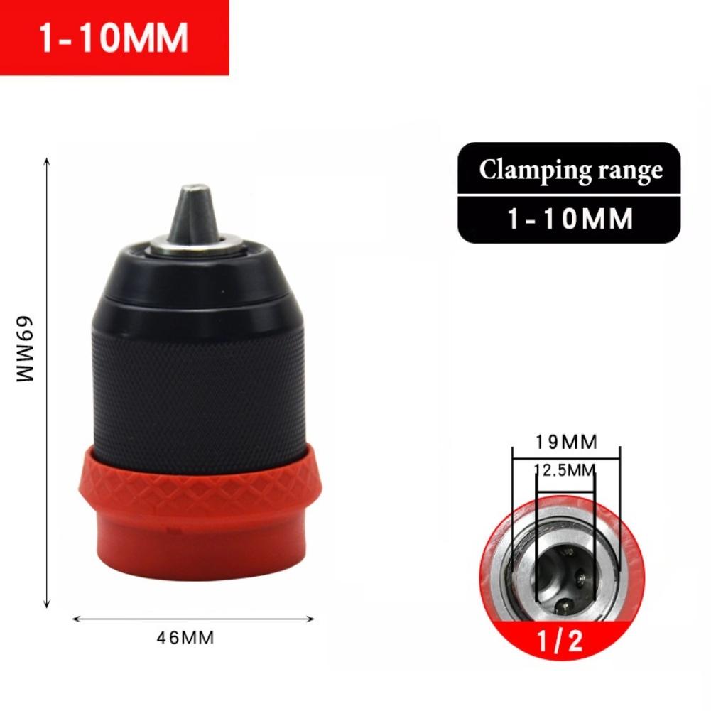 Electric Drill Conversion Brushless Rechargeable Electrical Drill Chuck Quick-release Adapter For 6.35mm Bit