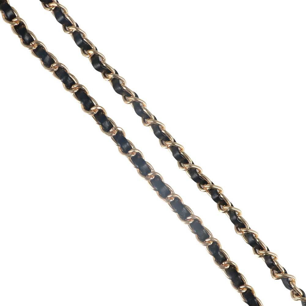 Zinc Zinc Alloy Metal Leather Chain PU Leather Phone Hanging Rope Cellphone Lanyard  for Phone Hanging