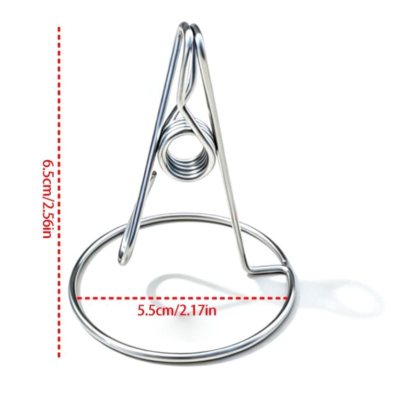 10PCS Permanent Metal Culicid Twist Holder Stand For Camping And Home Use Rustproof Card Clip Planner