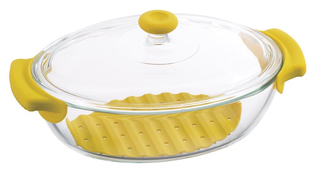 

iwaki Heat Resistant Glass Range Cocotte Alentin Yellow 1.3L K652-Y KT652-Y жовтий
