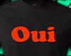 Oui t-Shirt and Kids Tshirt, French Cheri Paris Yes, Small To 6XL