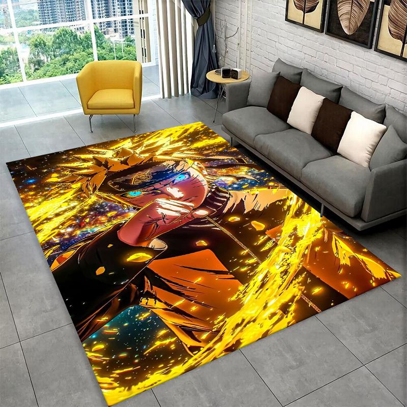 Anime N-Naruto Cartoon Itachi Carpet Rug for Playroom Bedroom Living Room Sofa Home Decor,kid Area Rug Non-slip Floor Mat Gift