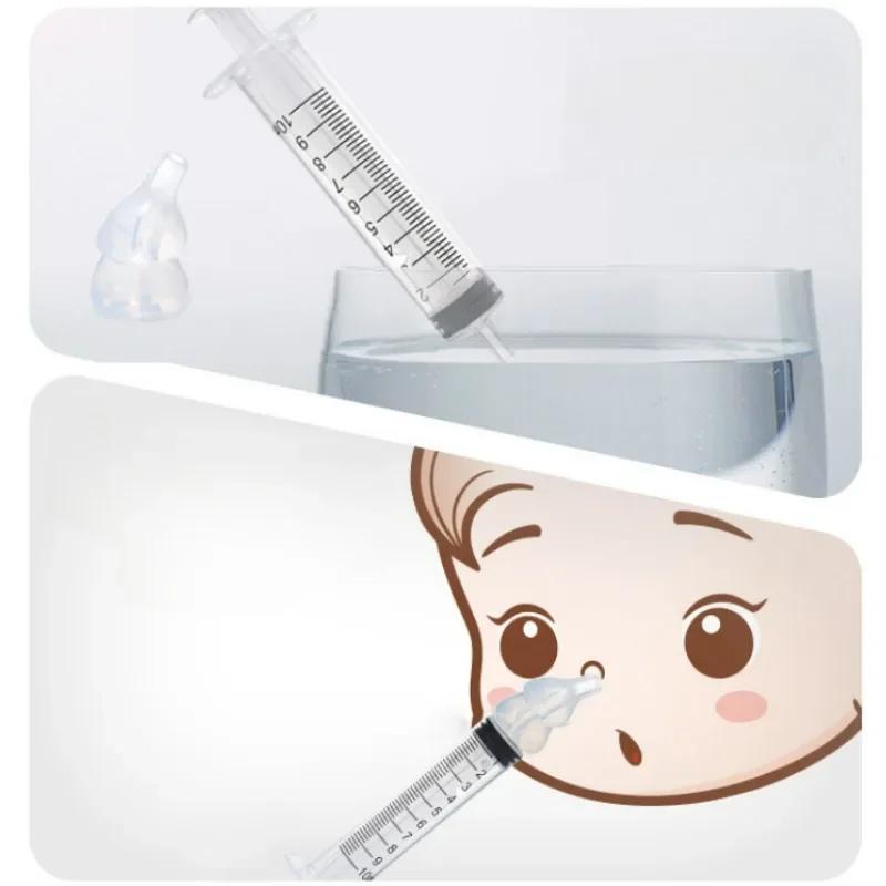 Nasal Nose Cleaner Baby Nasal Aspirator Irrigator Kids Rinsing Device Reusable Nose Washing for Children Professional Syringe