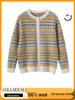 Children’s Pure Wool Fair Isle Sweater - Warm Thickened Knit with Round Neck for Autumn/Winter 2025