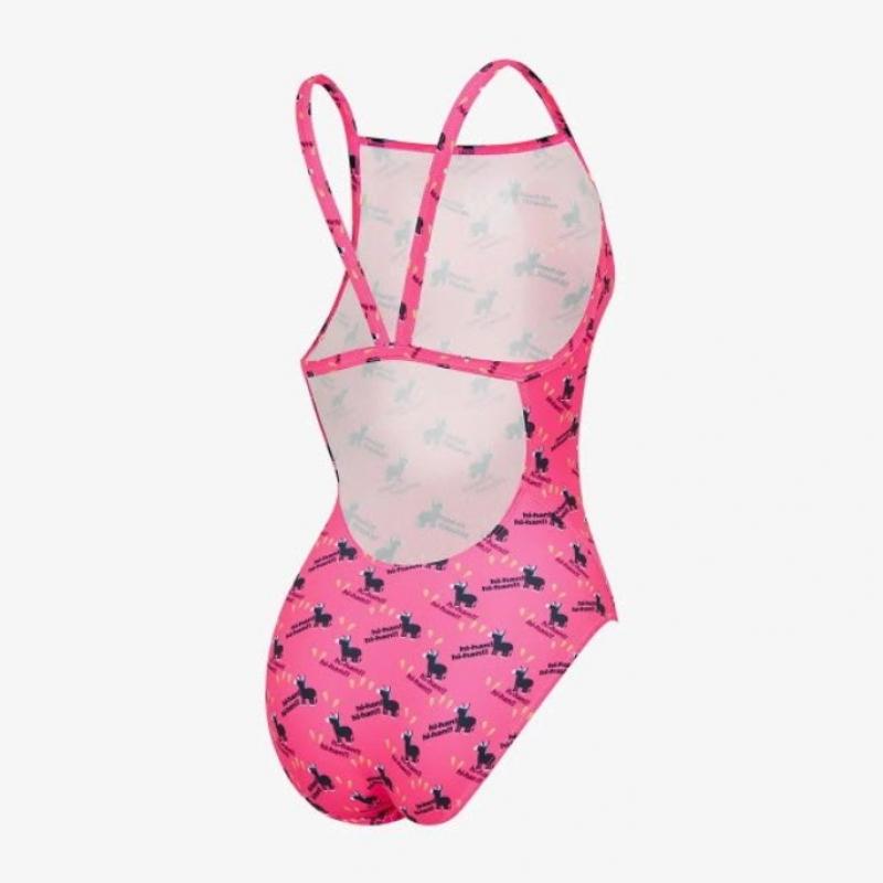 Arena Women S Curly Palm dreSS Single Strap Back  a6Sl1co05 Pnk 