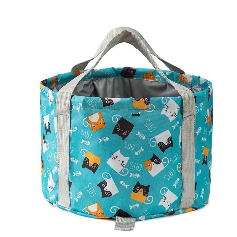 

Складной умывальник большой вместимости и ведро для ножной ванны для использования на открытом воздухе и дома