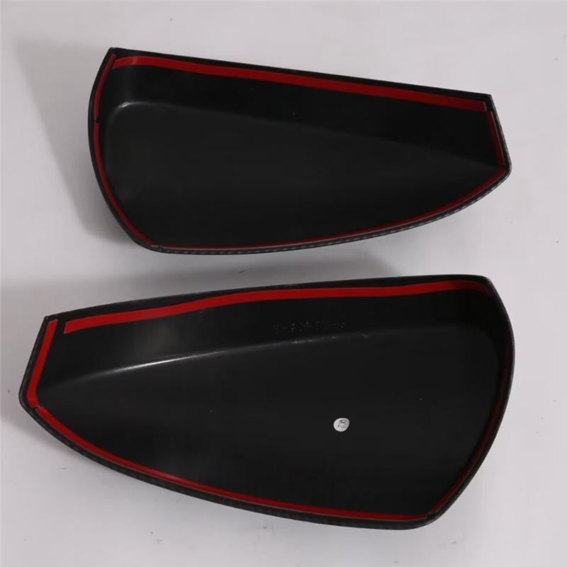 For Toyota Veloz 2022-2024 Carbon Fiber Car Rearview Mirror Cover Side View Mirror Trim Cap Replacement Accessories carbon fiber pattern