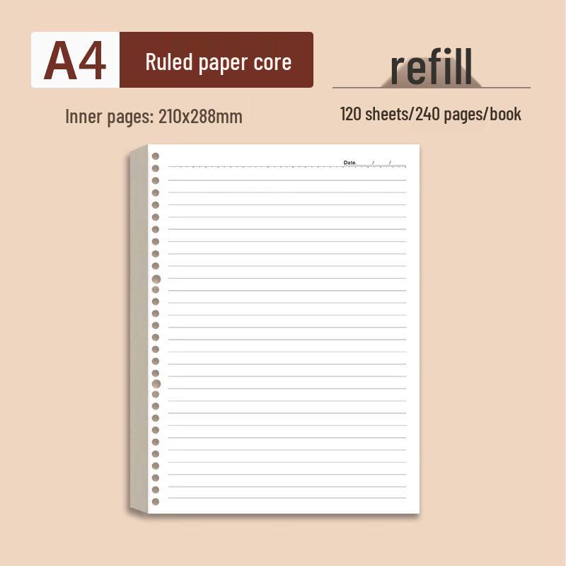 ujia A4 Loose-Leaf Notebooks & Refills