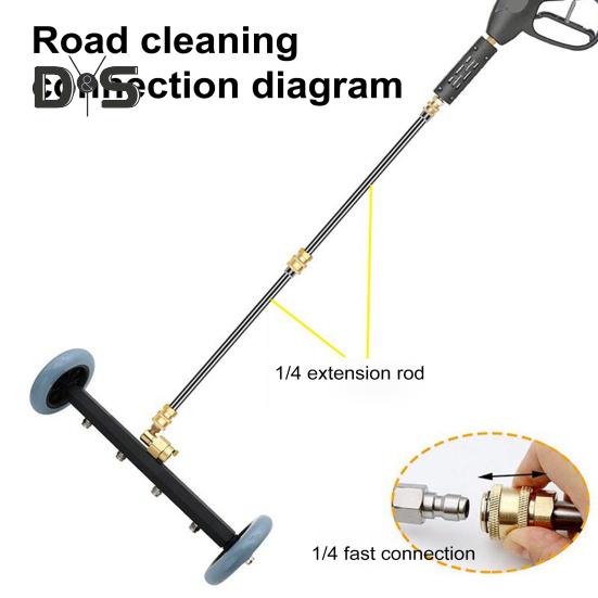 16palcová myčka podvozku Tlaková myčka pod auto čistič s 3 ks prodlužovací tyče 4000 PSI čistič podvozku pro osobní automobily SUV nákladní automobily