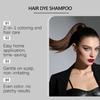 Tinta per Capelli Schiumogena a Base Vegetale a Lunga Durata, Shampoo Tintura per Capelli a Bolle, Con Estratti Erbali per Copertura dei Capelli Bianchi & Trasformazione del Colore a Lunga Durata, Azione Rapida