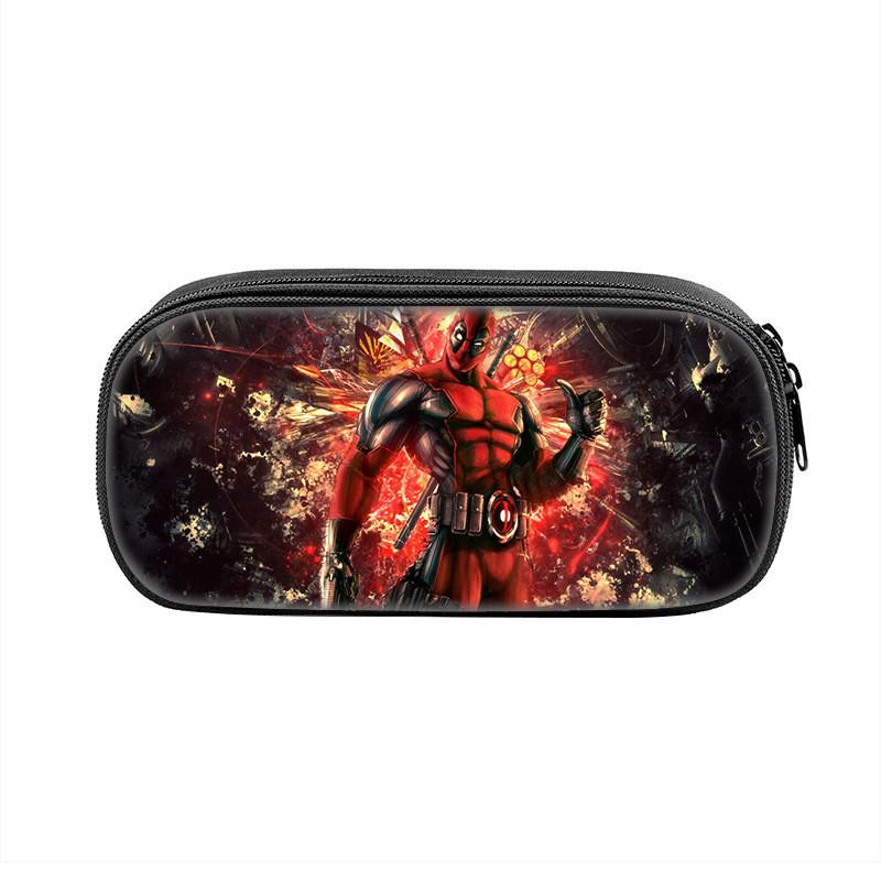 Piórnik Deadpool Duża Pojemność Nylonowa Torba na Artykuły Papiernicze Do Szkoły i Biura