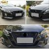 For Nissan Altima - ABS Piano Black Frame Front Grille Grill Cover Decor